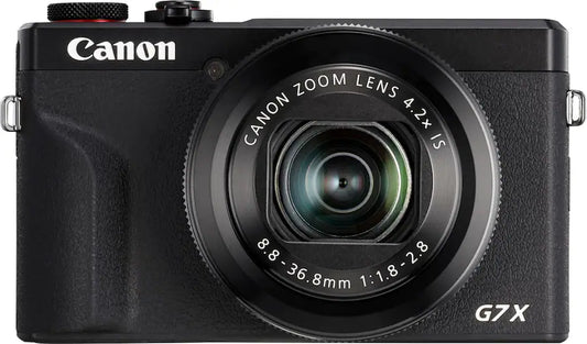 Canon PowerShot G7 X Mark III Compact Digital Camera 20.1MP 4K Video Built-In Zoom Lens Wi-Fi – Black