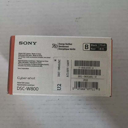 Camera Digital Sony Cyber shot dsc-w800 20.1 MP camera black