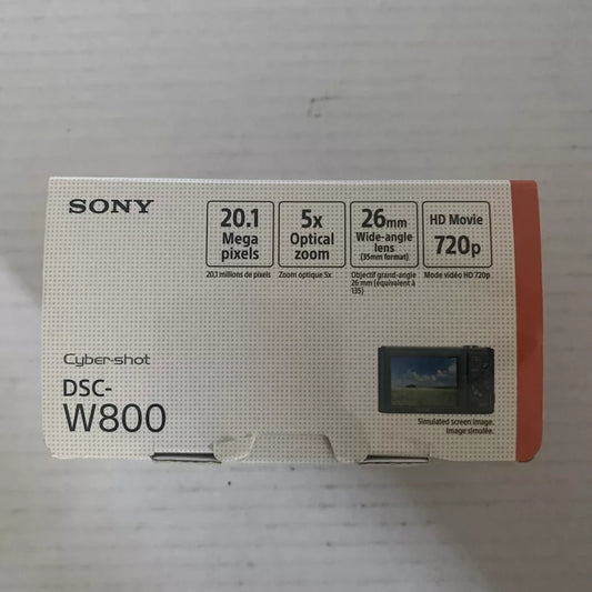 Camera Digital Sony Cyber shot dsc-w800 20.1 MP camera black