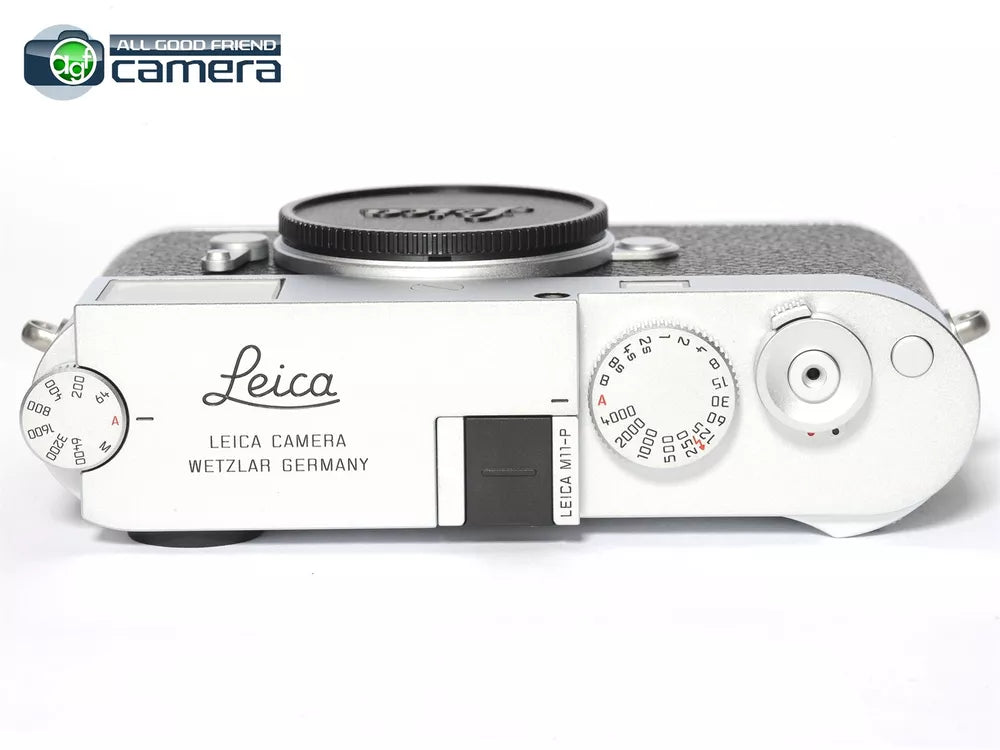 Camera telemetro digital Leica M11-P prata cromada 20214 camera black