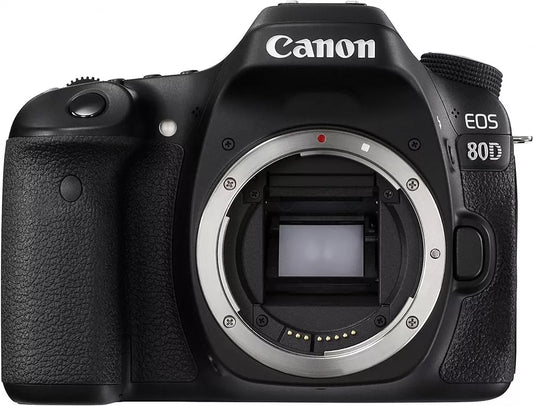 Canon EOS 80D 24.2 MP Digital SLR Camera - Black (Body Only)