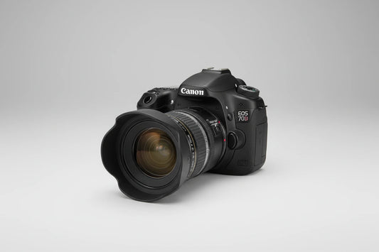 canon 70d with lens 10-22 camera black